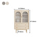 Pine Wood Living Room Sideboard Cabinet Modern Server with Drawers and Storage Clearhalo 'buffet_sideboard' 'Buffets & Sideboards' 'furn' 'furn_buffet_sideboard' 'Furniture' 'Kitchen & Dining Furniture' 5190120