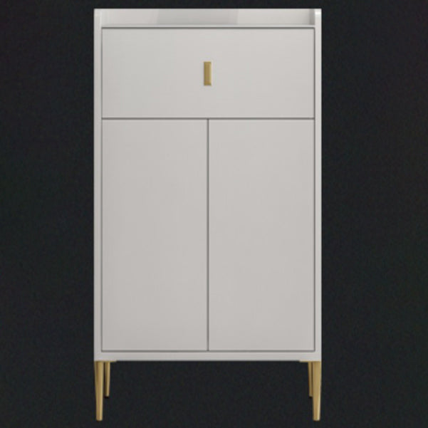 Pista de madera blanca de 1 cortavadora servidor moderno con encimera de piedra para sala de estar