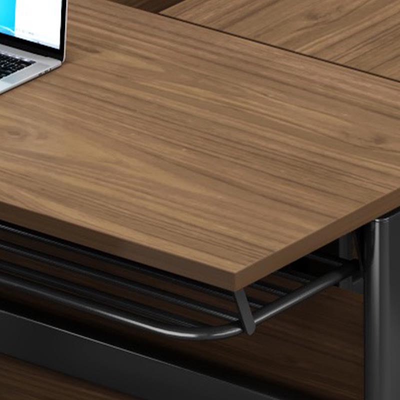 Bureau de bureau en bois moderne pliant du bureau d'écriture rectangulaire pour la maison