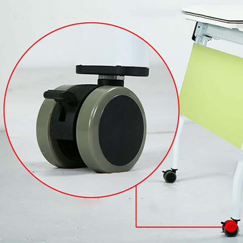 MODERNA MODERNO DI UFFICIO IN LEGNO CON RUOTTO A CASPER DESCA RETTANGULARE PER UFFICIO