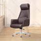Executive Swivel Chair met Chrome Base Modern Computer Chair met wielen