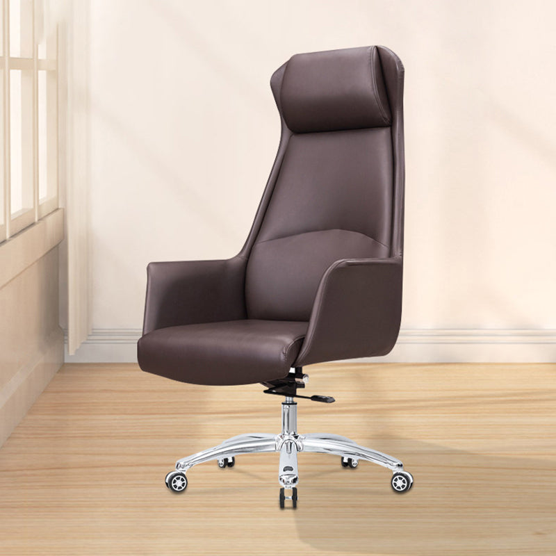 Executive Swivel Chair met Chrome Base Modern Computer Chair met wielen
