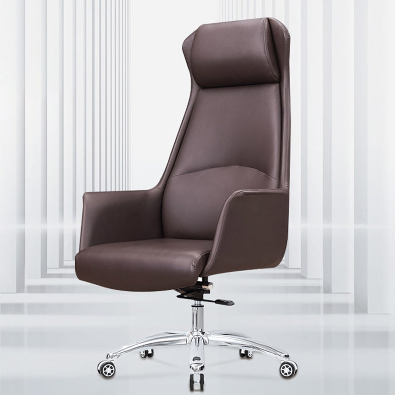 Executive Swivel Chair met Chrome Base Modern Computer Chair met wielen