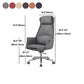 Executive Swivel Chair met Chrome Base Modern Computer Chair met wielen