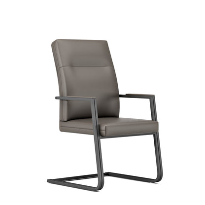 Moderne stijl arm werkstoel faux lederen high back bureau stoel