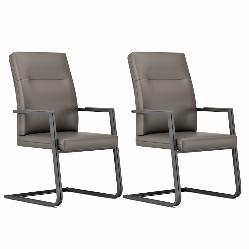 Moderne stijl arm werkstoel faux lederen high back bureau stoel