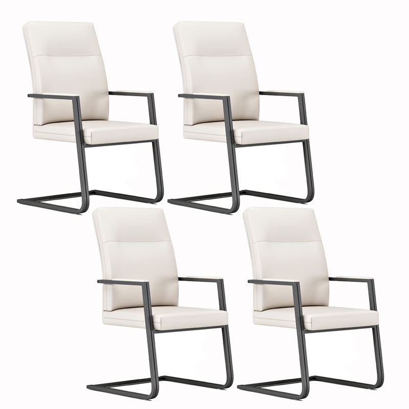 Moderne stijl arm werkstoel faux lederen high back bureau stoel