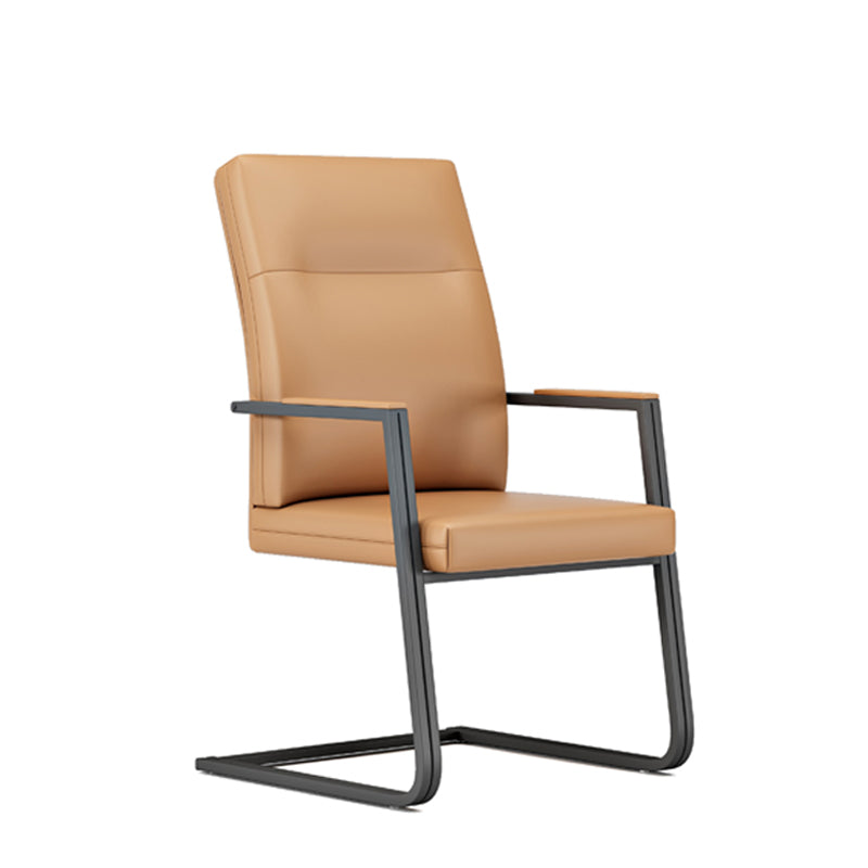 Moderne stijl arm werkstoel faux lederen high back bureau stoel