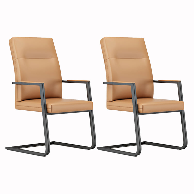 Moderne stijl arm werkstoel faux lederen high back bureau stoel