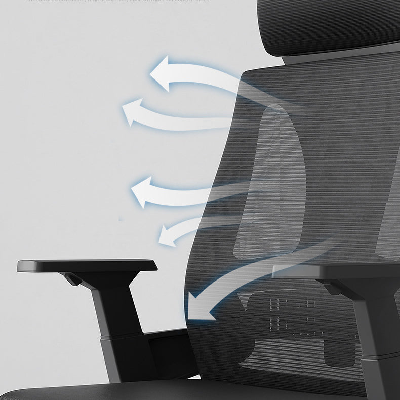 Zeitgenössischer Mesh Arm Desk Stuhl Height-Shortable Office Chair