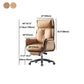 Faux Leather Executive Chair Modern High Back Padded Arms Office Chair Clearhalo 'furn' 'furn_office_chair' 'Furniture' 'Office Chairs' 'Office Furniture' 'office_chair' 5190611