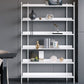12.60 "W boekenkast hedendaagse stijl open back -boekenplank voor thuiskantoor