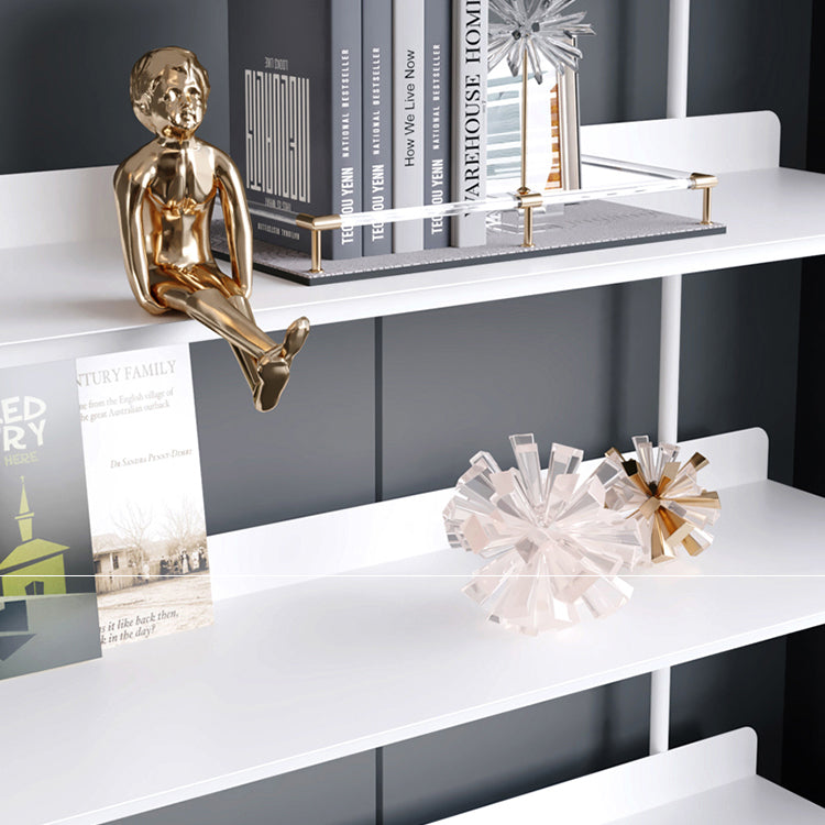 12.60 "W boekenkast hedendaagse stijl open back -boekenplank voor thuiskantoor