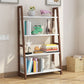 Wooden Etagere Bookcase Modern Bookshelf with Rectangular Shelves