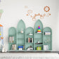 Modern Style Bookshelf Standard Closed Back Bookshelf for Home