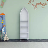 Modern Style Bookshelf Standard Closed Back Bookshelf for Home