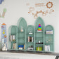 Modern Style Bookshelf Standard Closed Back Bookshelf for Home