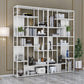 11.81 "W Bibliothèque Style Contemporain Open Back Bookshelf pour Home Office