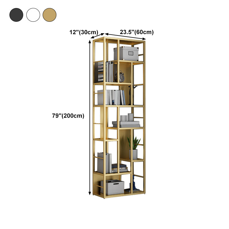 11.81 "W Bibliothèque Style Contemporain Open Back Bookshelf pour Home Office