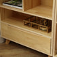 Contemporary Style Wooden Bookcase Vertical Closed Back Bookshelf
