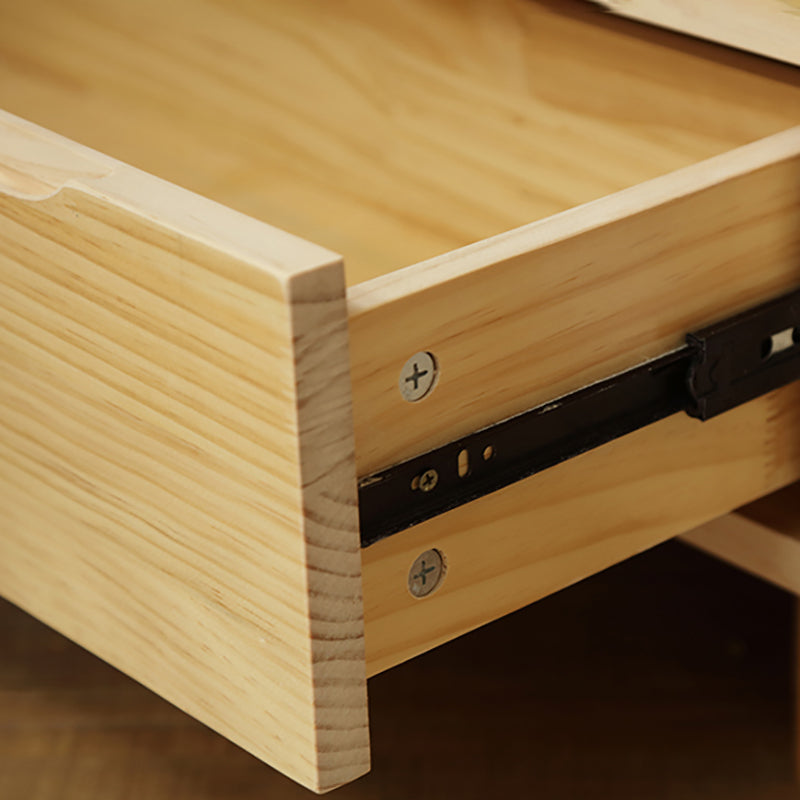 Contemporary Style Wooden Bookcase Vertical Closed Back Bookshelf