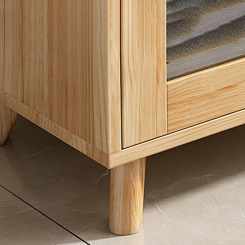 Contemporary Wooden Bookcase Vertical Closed Back Bookshelf for Home Office