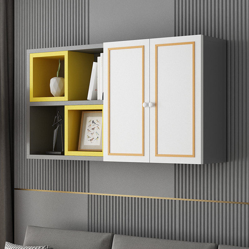 Libreria di legno contemporanea Montata Bookshelf chiuse per la casa per l'home office