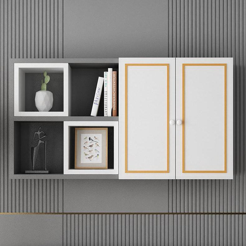 Libreria di legno contemporanea Montata Bookshelf chiuse per la casa per l'home office