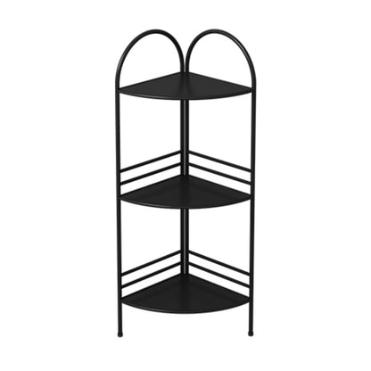 Estantería de rincón de estilo moderno estantería de metal abierta para el hogar