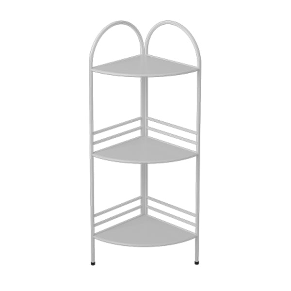 Estantería de rincón de estilo moderno estantería de metal abierta para el hogar