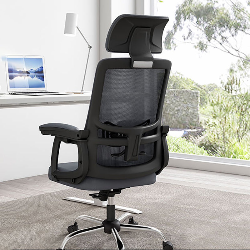 Mesh High Back Office Stuhl für zeitgenössische ergonomische Waffenstuhl mit Kopfstütze