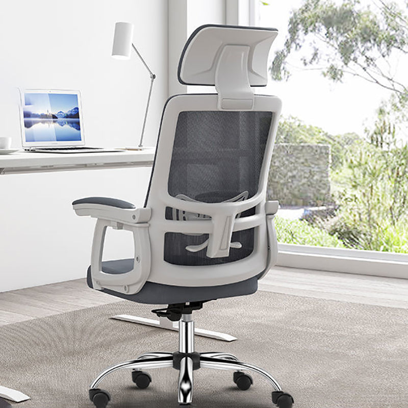 Mesh High Back Office Stuhl für zeitgenössische ergonomische Waffenstuhl mit Kopfstütze