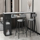 Contemporary Style Bar Counter Table Sintered Stone Table for Kitchen Clearhalo 'Bar Furniture' 'Bar Tables' 'bar_tables' 'furn' 'furn_bar_tables' 'Furniture' 'Kitchen & Dining Furniture' 5191121