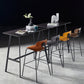 Nordic Style Leather Seat Backrest Bar Chair Front Desk High Chair Clearhalo 'Bar Furniture' 'Bar Stools' 'bar_stools' 'furn' 'furn_bar_stools' 'Furniture' 'Kitchen & Dining Furniture' 5191371