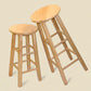 Modern Armless Backless Counter Stool Wood Cashier Bar Stool with Wooden Seat and Pedal Clearhalo 'Bar Furniture' 'Bar Stools' 'bar_stools' 'furn' 'furn_bar_stools' 'Furniture' 'Kitchen & Dining Furniture' 5191412