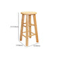 Modern Armless Backless Counter Stool Wood Cashier Bar Stool with Wooden Seat and Pedal Clearhalo 'Bar Furniture' 'Bar Stools' 'bar_stools' 'furn' 'furn_bar_stools' 'Furniture' 'Kitchen & Dining Furniture' 5191417