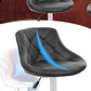 Modern Style Leather Bar Stool with Footrest and Adjustable Height Bistro Bar Stool