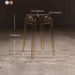 Modern Style Bar-stool Acrylic Round Counter Bar Stool for Kitchen Bar Clearhalo 'Bar Furniture' 'Bar Stools' 'bar_stools' 'furn' 'furn_bar_stools' 'Furniture' 'Kitchen & Dining Furniture' 5191463