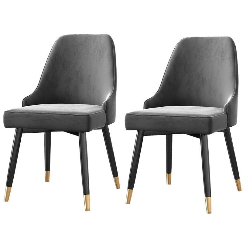 Glam Black Iron Dinette Set 1/2/5/7 Pieces Rectangle Sintered Stone Top Dining Table Set