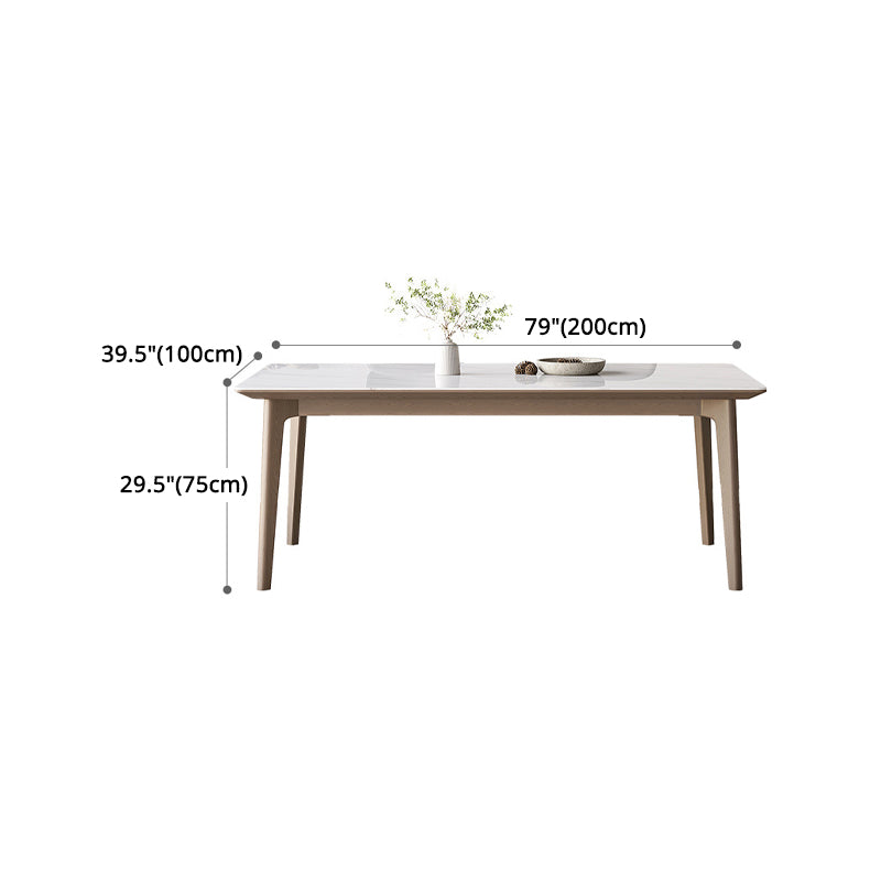 Modern Sintered Stone Dining Set 1/4/5/7 Pieces Dining Table Set for Home Use