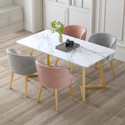 Table à manger de luxe traditionnelle Table du site de salle à manger en pierre pour la maison