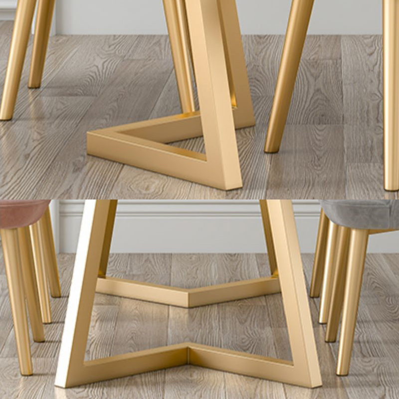 Table à manger de luxe traditionnelle Table du site de salle à manger en pierre pour la maison