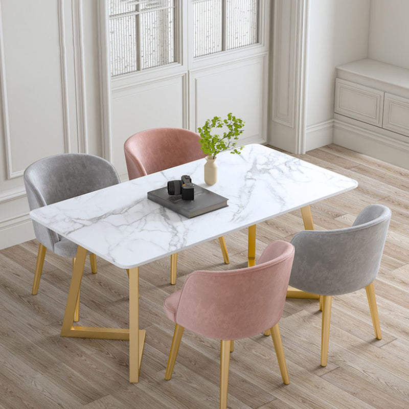 Table à manger de luxe traditionnelle Table du site de salle à manger en pierre pour la maison