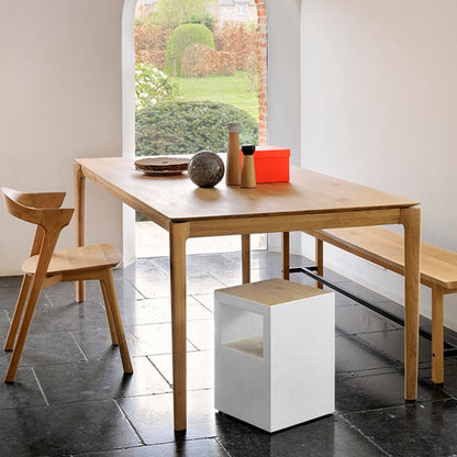 Table à manger en bois de bois rectangle