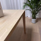 Table à manger en bois de bois rectangle