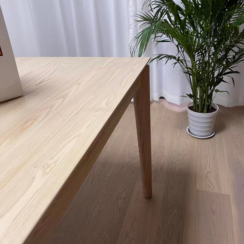 Table à manger en bois de bois rectangle