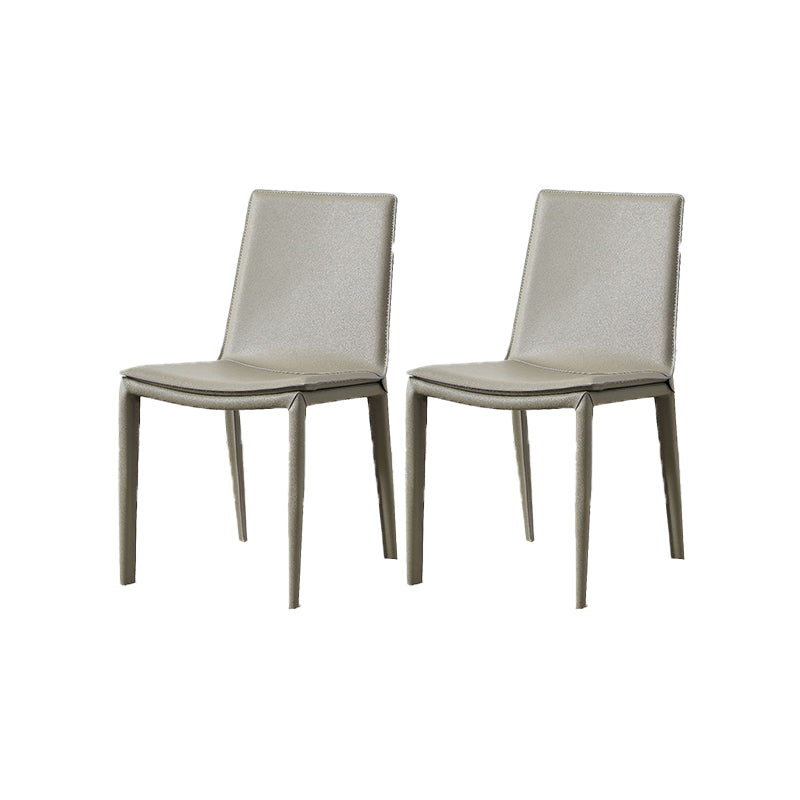 Silla de comedor de comedor de metal de estilo moderno para uso en el hogar