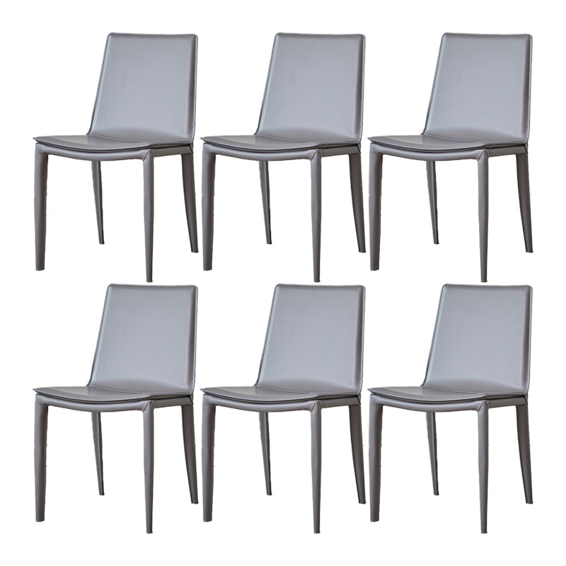 Silla de comedor de comedor de metal de estilo moderno para uso en el hogar