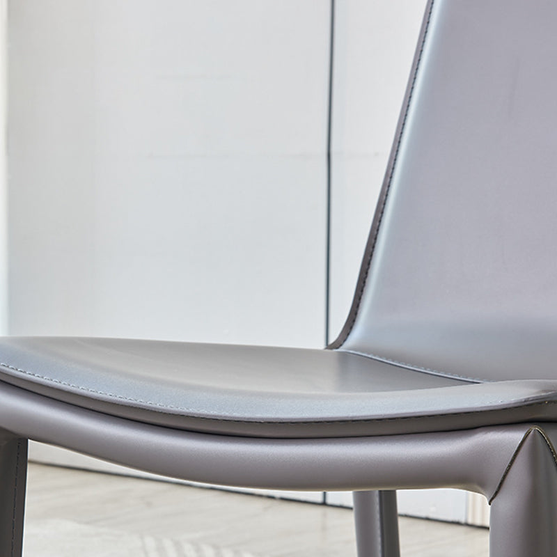 Silla de comedor de comedor de metal de estilo moderno para uso en el hogar