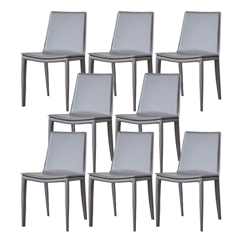 Silla de comedor de comedor de metal de estilo moderno para uso en el hogar